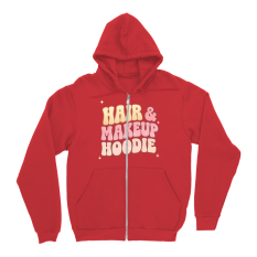 Hair & Makeup Hoodie (Zip-up).
