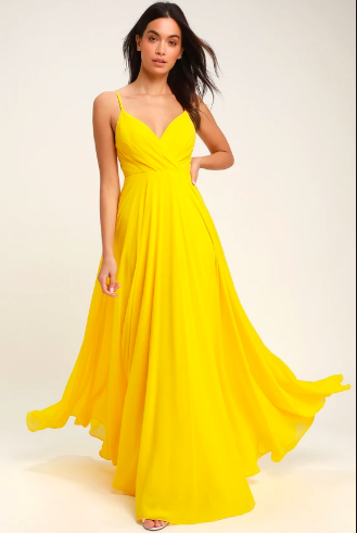 Shop - Yellow Lulus Gown - Pageant Planet