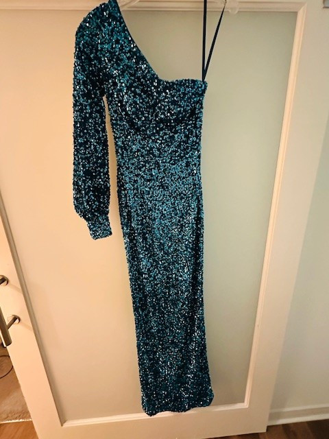 Teal Pageant/Prom Dress by Ashley Lauren