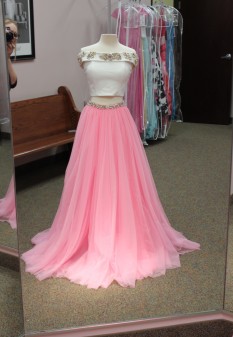  Pink and White two piece from Sherri Hill