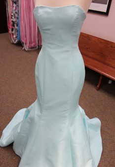 Aqua mermaid dress from Sherri Hill