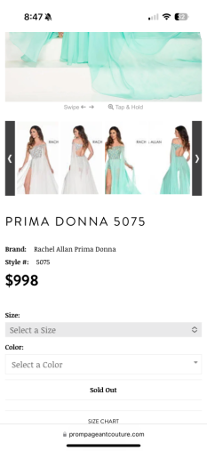 Rachel Allan Prima Donna 5075