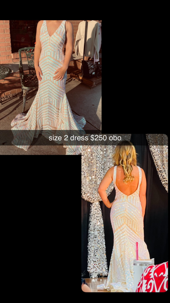 Sheri Hill iridescent Dress