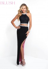  Two piece black dress from Blush