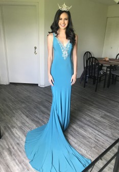 Turquoise Gown