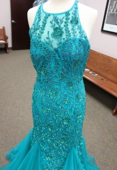  Blue mermaid dress from Sherri Hill