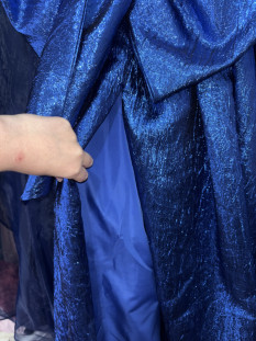 Sherri Hill Blue Bow Ballgown