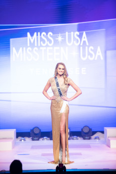 Sherri Hill beaded Gold Couture, USA