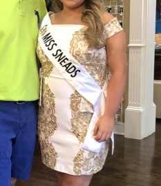 Custom Fernando wong interview dress