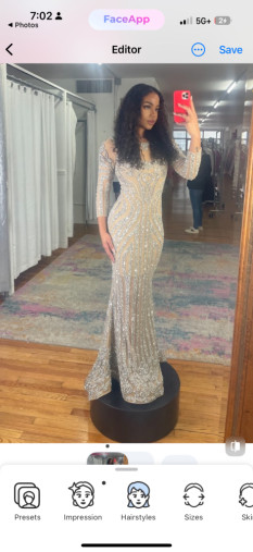 Stunning Portia and Scarlet Gown