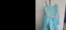  Chiffon Satin Ball Gown One Shoulder Sequin for Runway