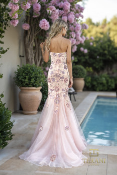 Sweetheart Beaded Tulle Mermaid Gown - 261P6193
