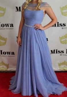 Lilac Teen Evening Gown by Sherri Hill