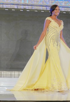 Dheymid Galaviz custom yellow gown