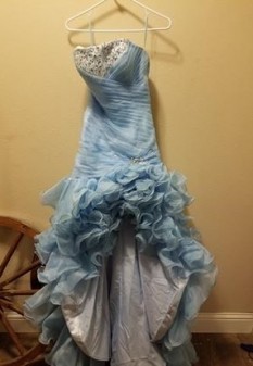 Light Blue Dress Custom MAde