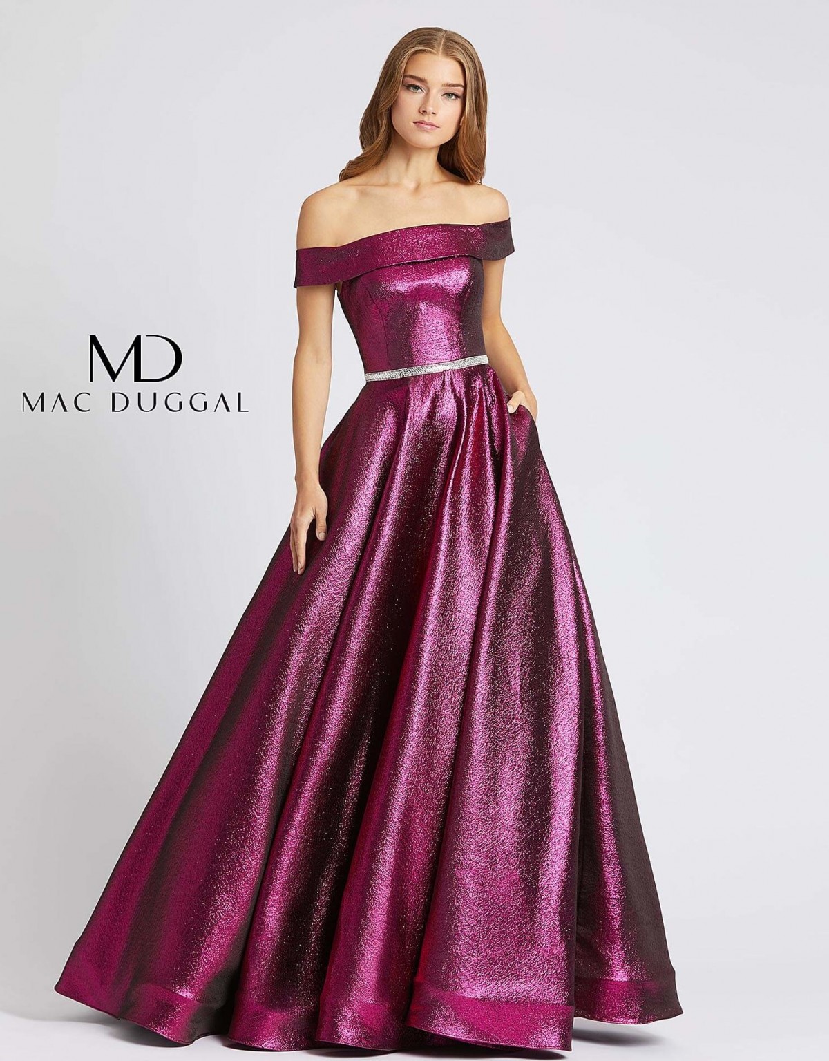 Raspberry Teen Pageant Dress by MacDuggal