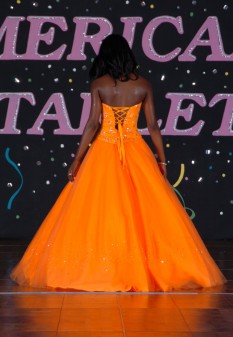 Orange Night Moves Pageant Dress