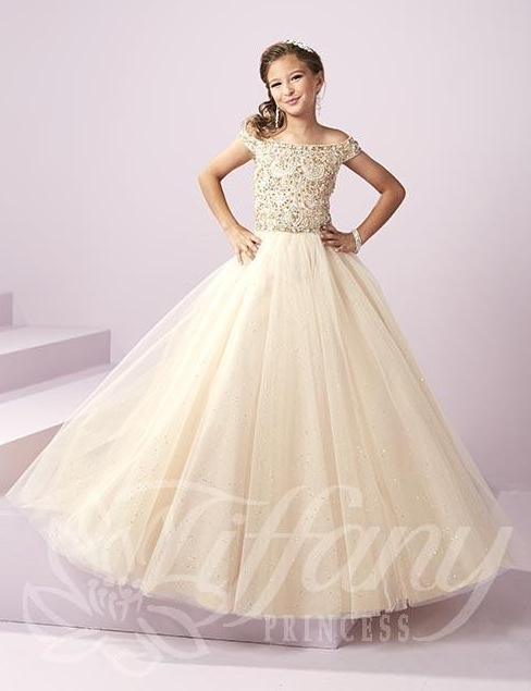 White Tiffany Designs Princess Dress