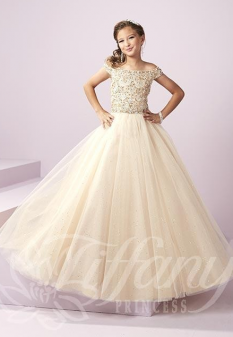White Tiffany Designs Princess Dress