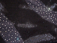 Liquid Beaded (SLB) black Halter Pageant Gown