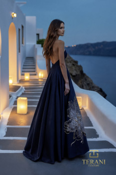  Straight Neck Satin Ballgown - 261E6544