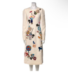  Dolce & Gabbana Virgin Wool Midi Length Dress Size: L | US10, IT46