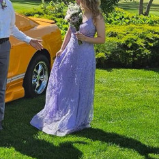  Lilac lace dress
