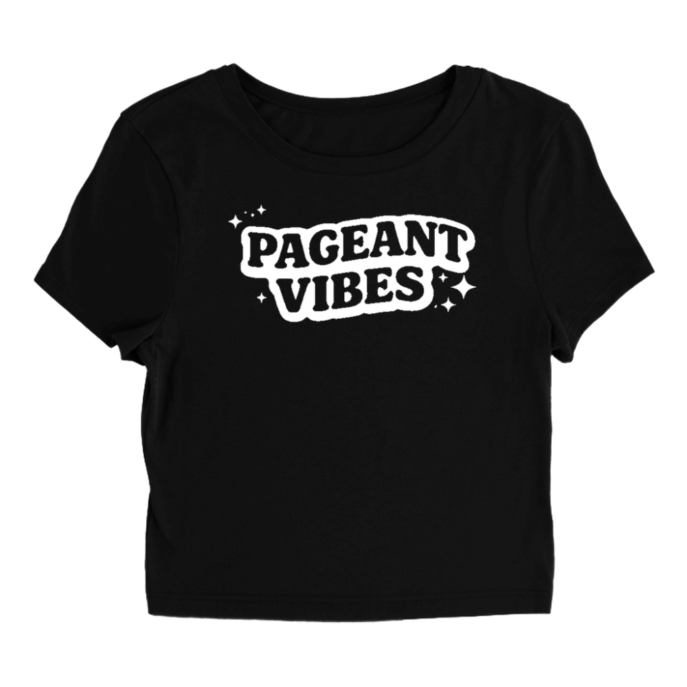 Pageant Vibes Micro Rib Baby Tee