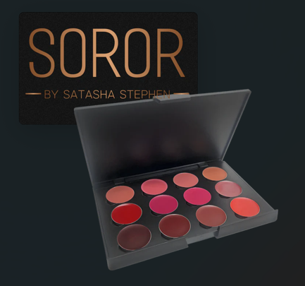 12 Lipstick Palette Infinite Kiss Colors