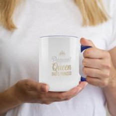 Pageant Queen Dad's Princess Accent Mugs