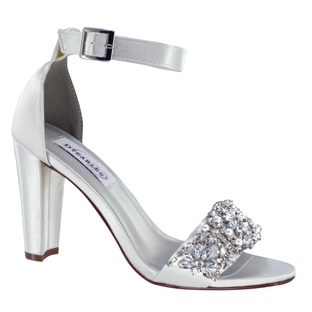 Dyeables by Benjamin Walk - Felicity White Sandal
