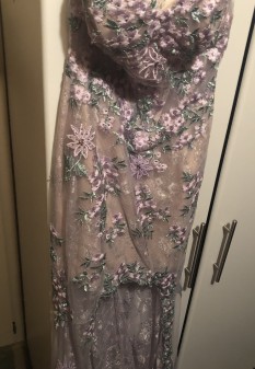 Purple Mermaid Dress by Cinderella Divine