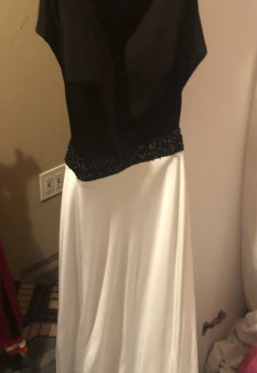 New Black and White Gown by Alyce