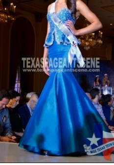 Blue MacDuggal Couture