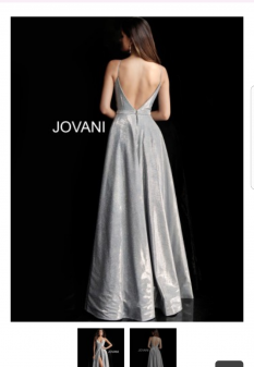 Silver Miss Pageant Dress by Jovani
