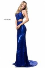 Sherri Hill sequin stretch gown 51663