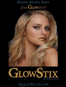 GlowStix Long-Lasting Shimmer Lipstick "21" and Topical Glitter SQUAD