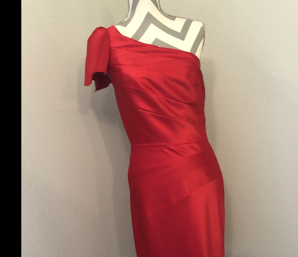 Red Antonio Melani Cocktail Dress