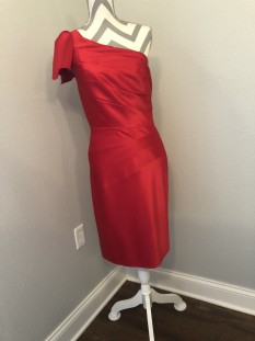 Red Antonio Melani Cocktail Dress