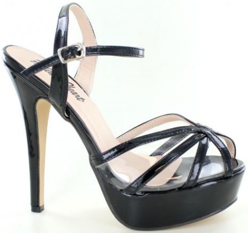 Helen's Heart Black Pageant Shoes | Pageant Heels - Pageant Planet