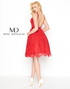 Red Mac Duggal T Length Size 6