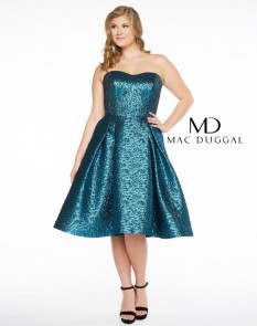 Mac Duggal Size 18 T Length Cocktail Dress
