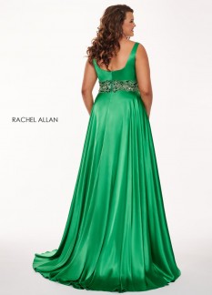 Rachel Allan Emerald Size 18 Gown