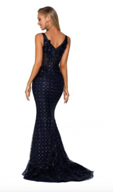 Blue Miss Evening Gown by Portia and Scarlett