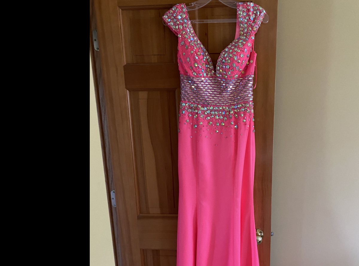 One of a kind Jonathan Kayne Bubblegum Pink Gown