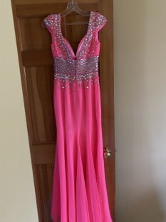 One of a kind Jonathan Kayne Bubblegum Pink Gown