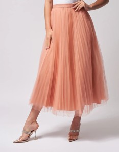  Coral Tulle Skirt by Forever Unique