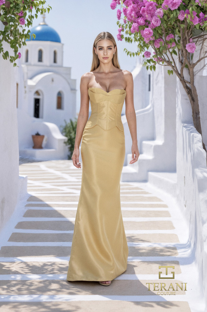 Sweetheart Mikado Sheath Gown - 261E6292