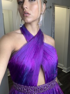 Purple Jovani ball gown