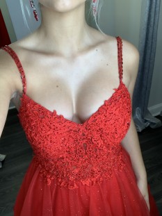 Red Hot Jovani Ball gown